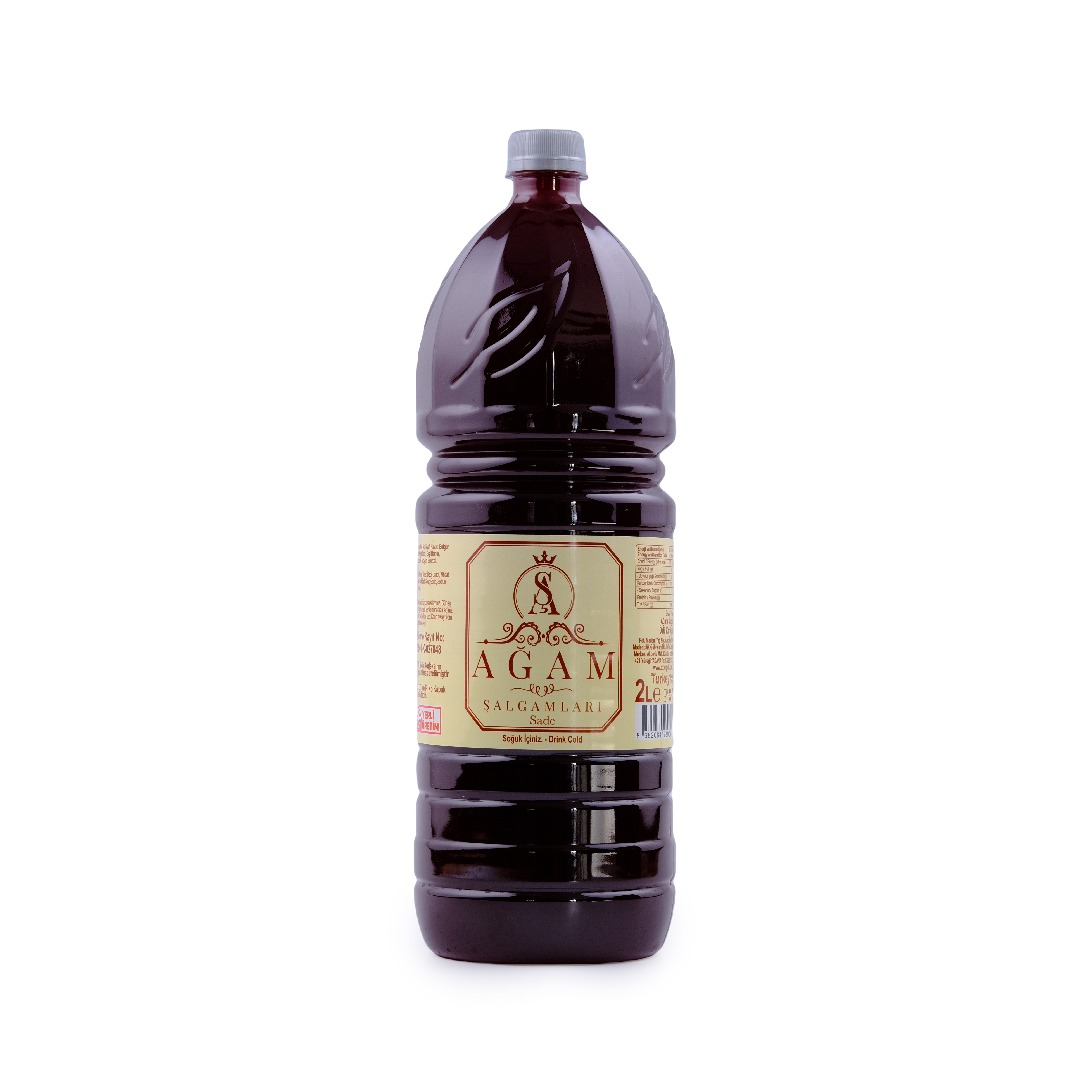Ağam Sade Şalgam 2 L — PET şişe