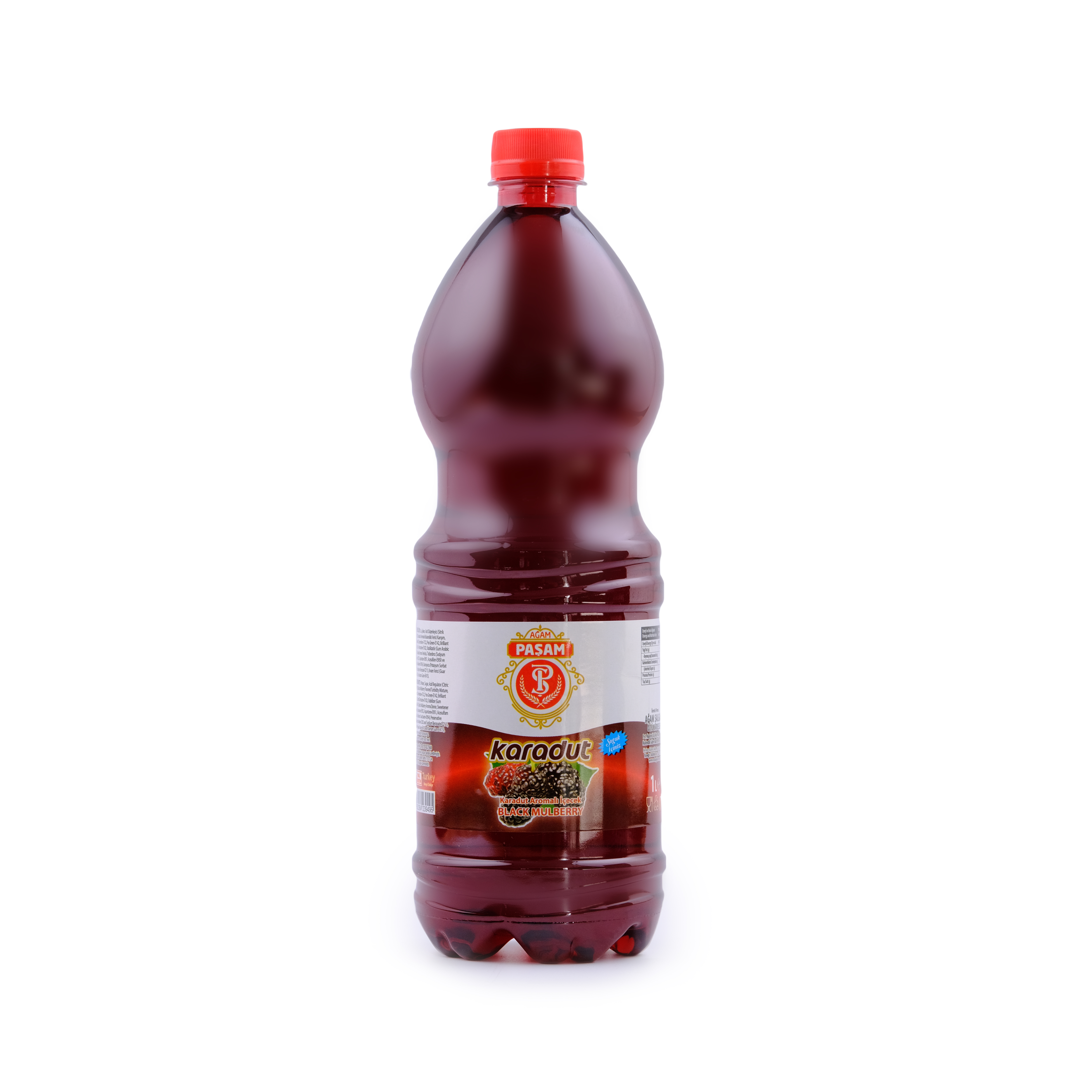 Ağam Karadut Aromalı İçecek 1 L — Ağam Paşam · PET şişe