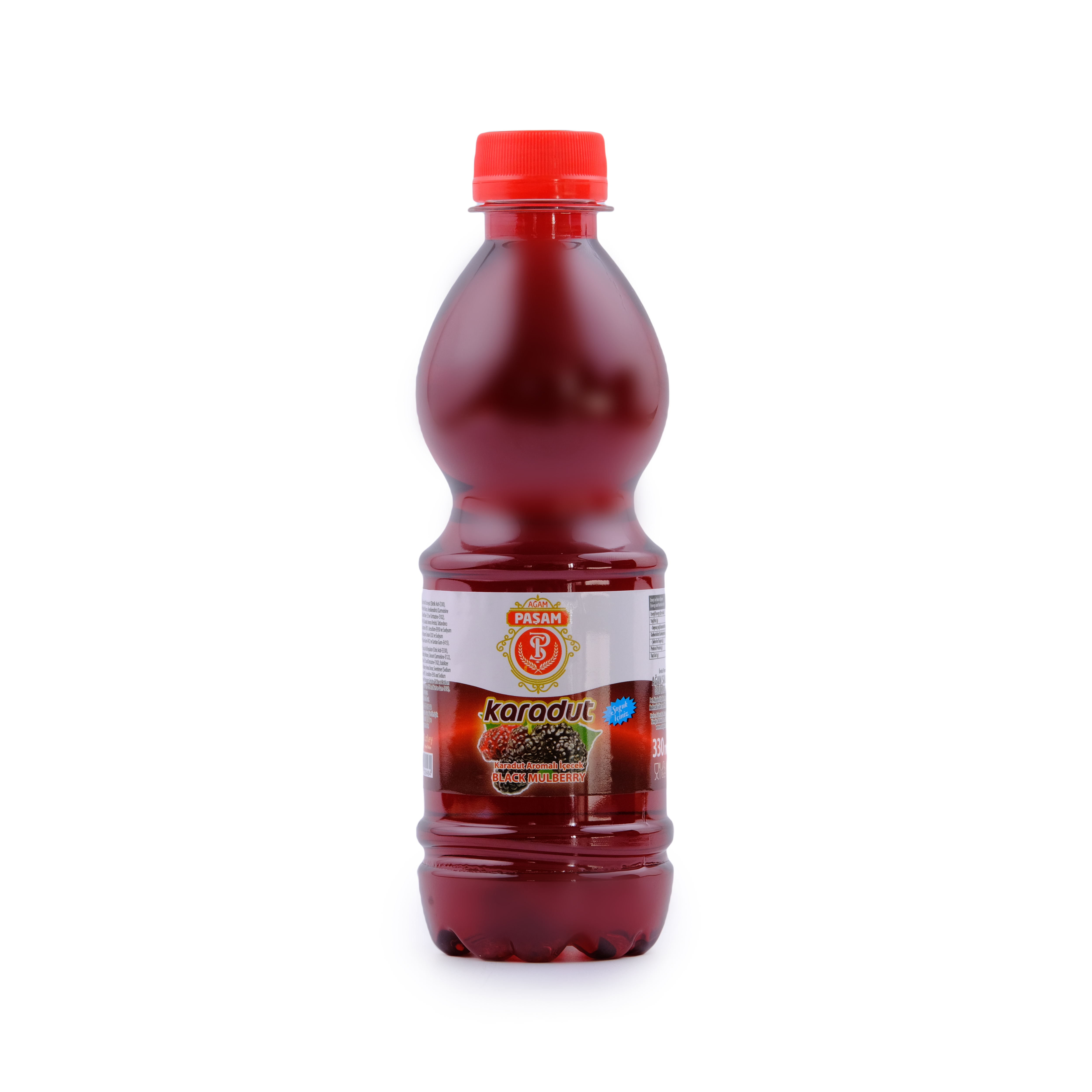 Ağam Karadut Aromalı İçecek 330 ml — Ağam Paşam · PET şişe