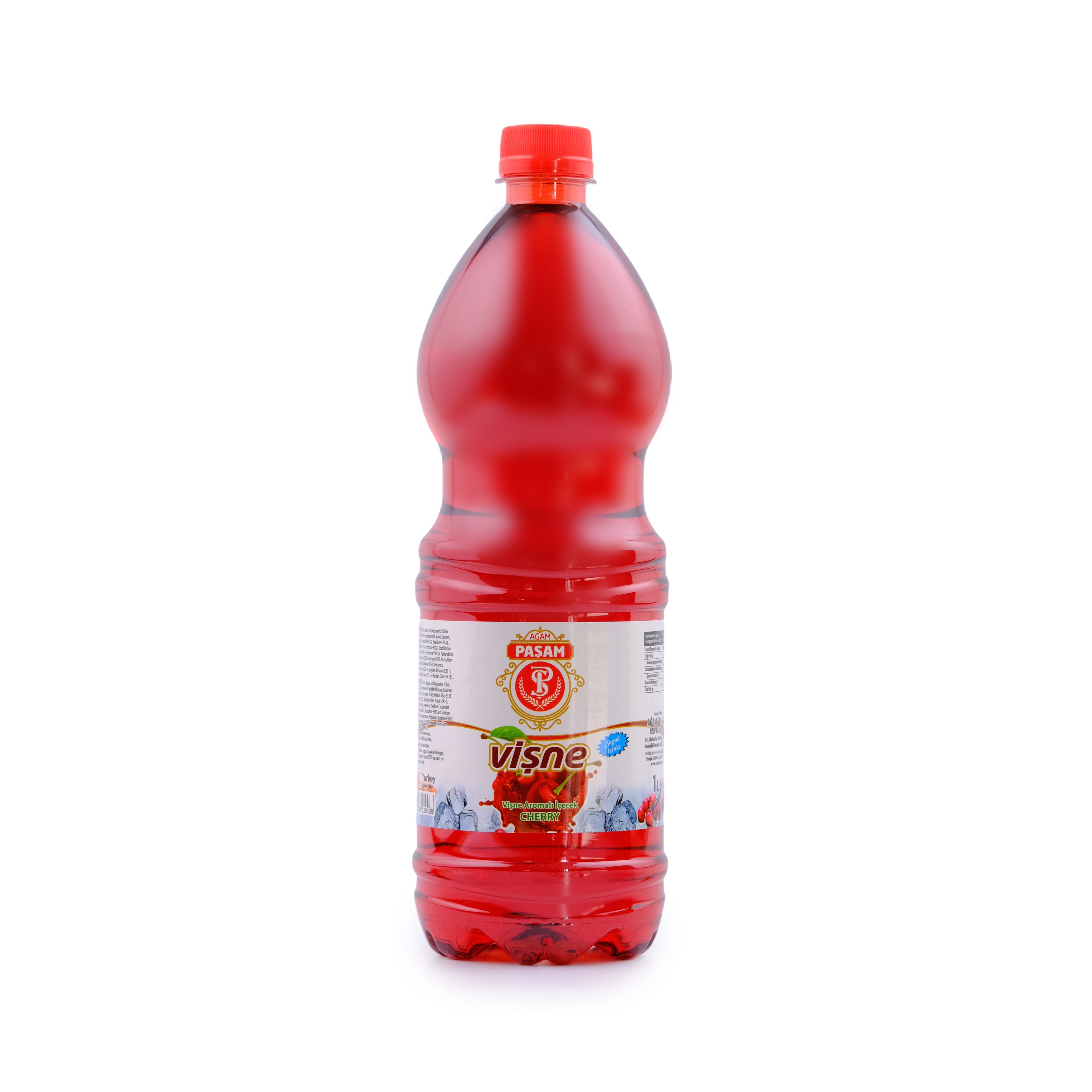 Ağam Vişne Aromalı İçecek 1 L — Ağam Paşam · PET şişe