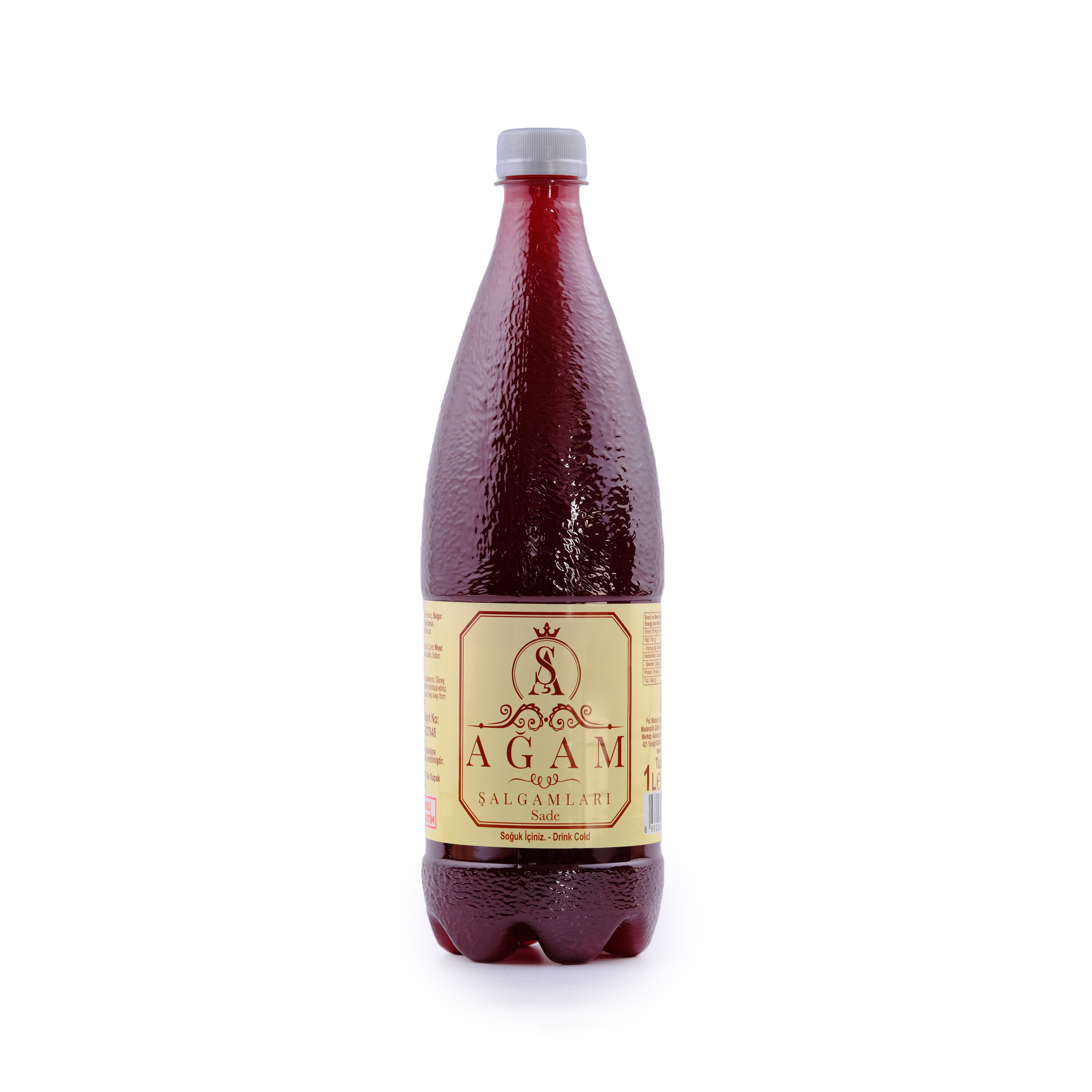 Ağam Sade Şalgam 1 L — PET şişe