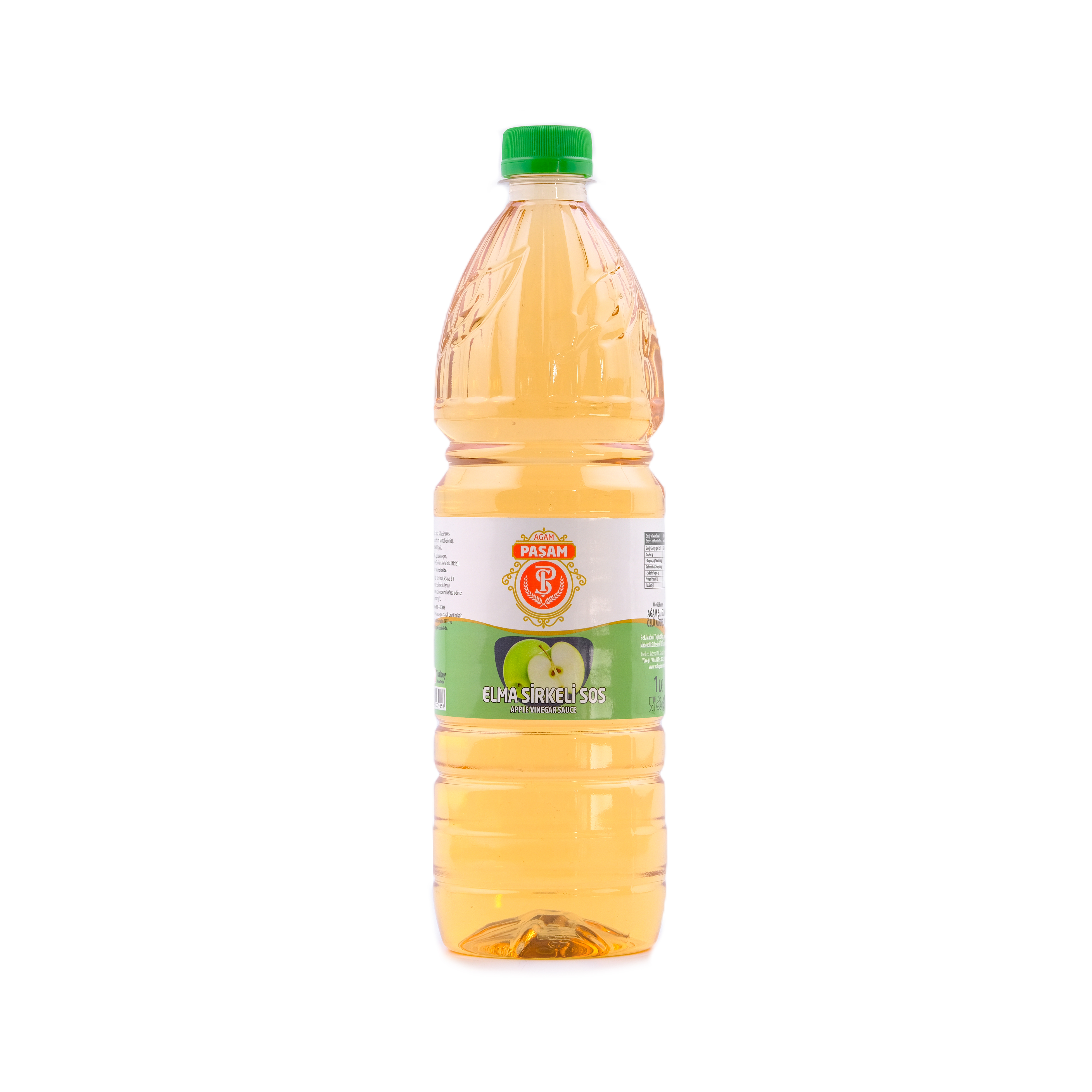 Ağam Elma Sirkeli Sos 1 L — Ağam Paşam · PET şişe